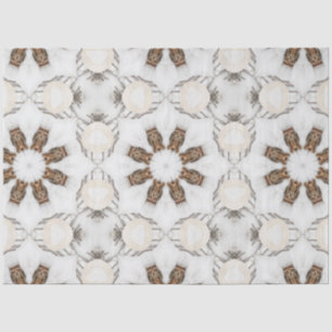 Vintage Cappuccino Coffee Pastel Christmas No 3 Tissue Paper