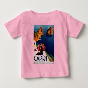 Vintage Capri Italy Travel Baby T-Shirt