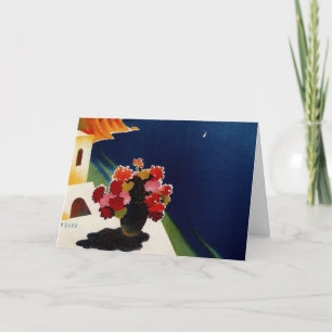 Vintage Capri Italy Travel Card