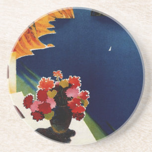 Vintage Capri Italy Travel Coaster