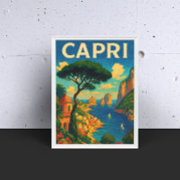Vintage Capri Italy Travel