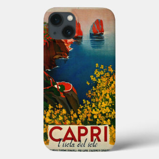 Vintage Capri L'Isola del Sole Italy iPhone 13 Case