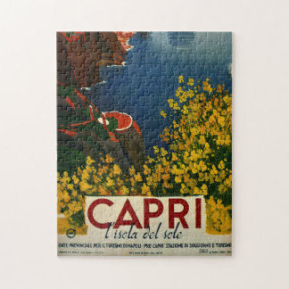 Vintage Capri L'Isola del Sole Italy Jigsaw Puzzle