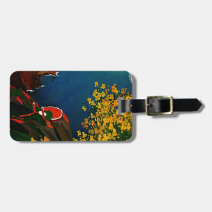 Vintage Capri L'Isola del Sole Italy Luggage Tag