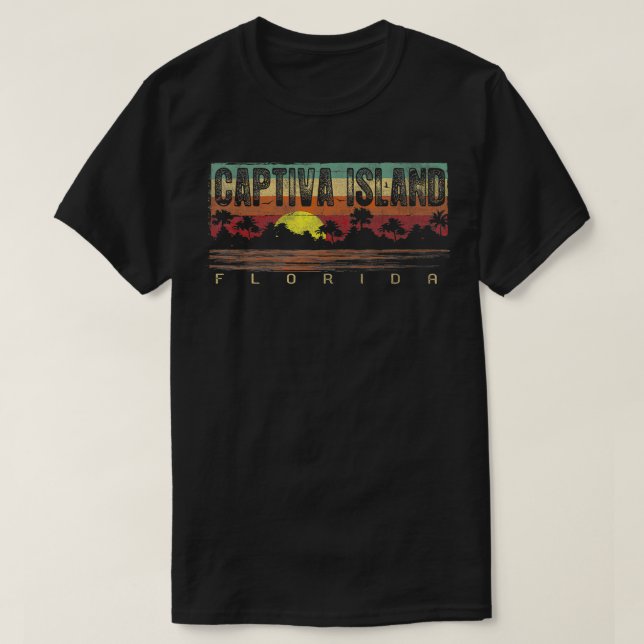 Vintage Captiva Island FL  Captiva Island  T-Shirt (Design Front)