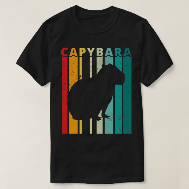 Vintage Capybara Lover  1  T-Shirt (Design Front)