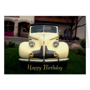 Vintage Car 092 Birthday Card
