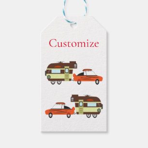 Vintage Car and Camper Thunder_Cove Gift Tags