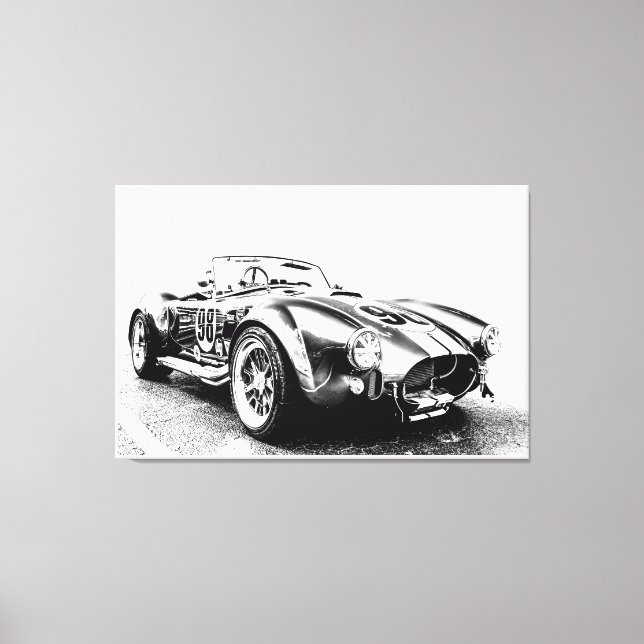 Vintage Car Art / Home and Office Decor (Front)