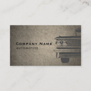 Vintage Car - Automotive Business Card