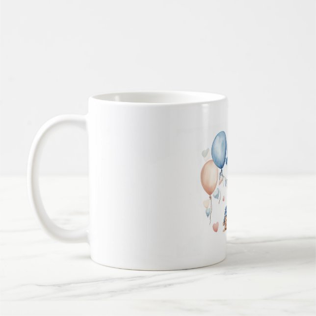 Vintage car Baby Shower Coffee Mug (Left)