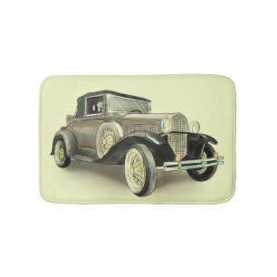 Vintage Car Bath Mat