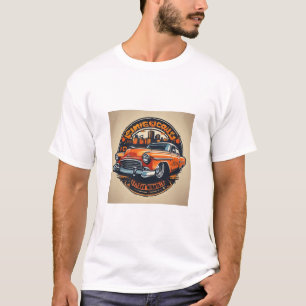 Vintage Car by Oddball Cow T-Shirt