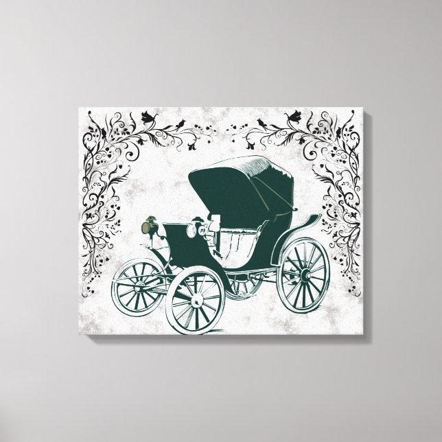 Vintage Car Canvas Print (Front)