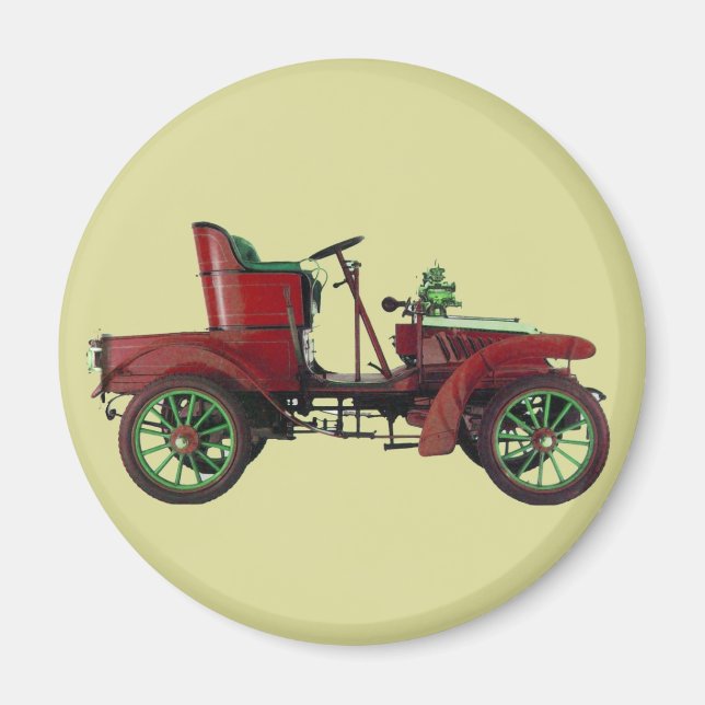 VINTAGE CAR,CLASSIC AUTO RESTORATION - AUTOMOTIVE MAGNET (Front)