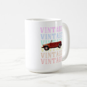 vintage car coffee mug