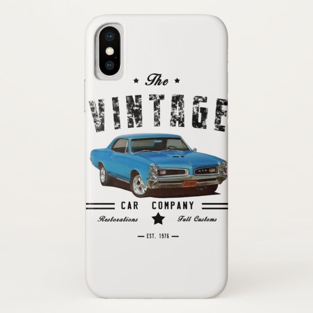 Vintage Car Company GTO Case-Mate iPhone Case (Back)