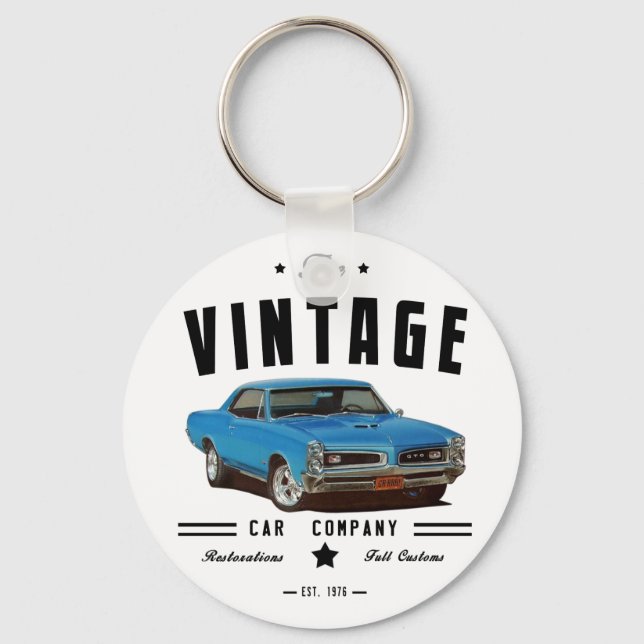 Vintage Car Company GTO Key Ring (Front)