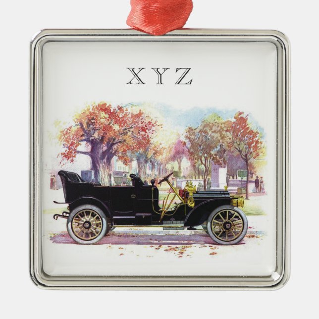 Vintage car custom ornament (Front)