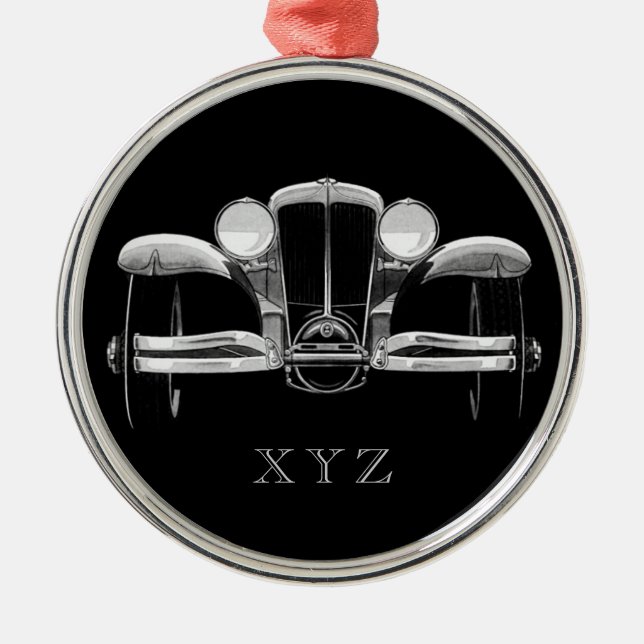 Vintage car custom ornament (Front)