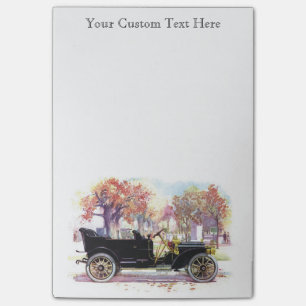 Vintage car custom Post-It notes