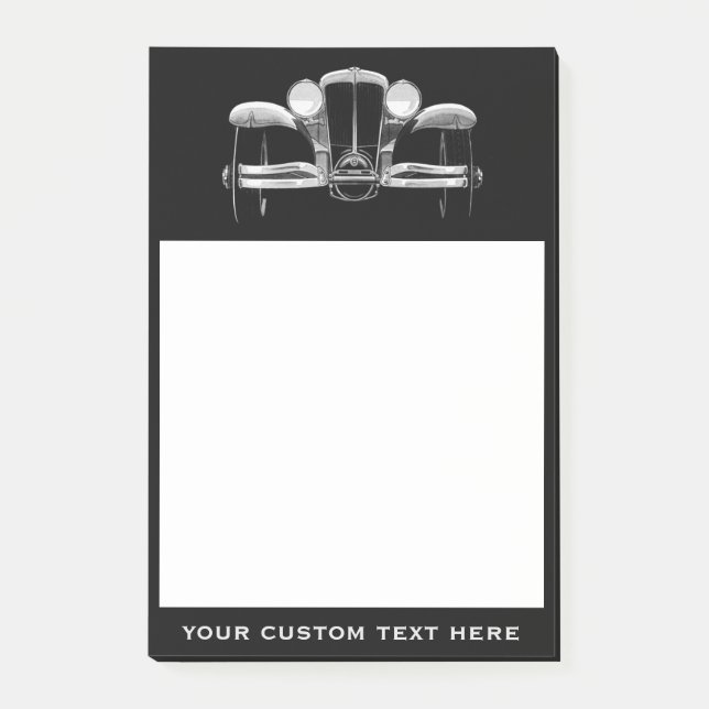 Vintage car custom Post-It notes (Front)