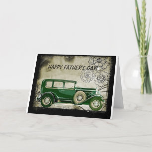 Vintage Car Father's Day Card