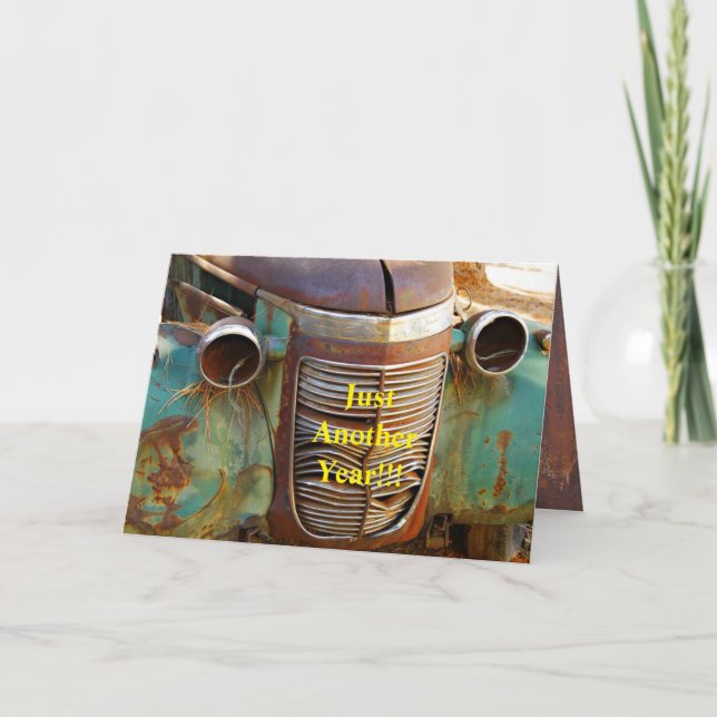 Vintage Car Grille Card (Front)