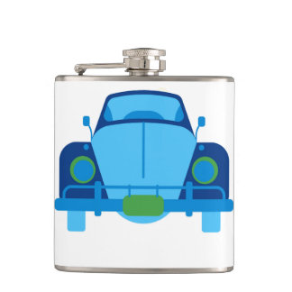 Vintage Car Hip Flask