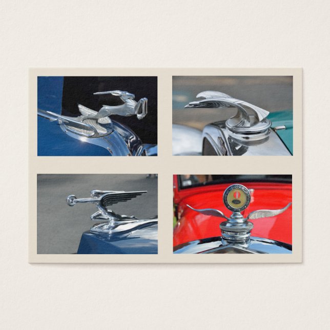 Vintage Car Hood Ornaments (Front)