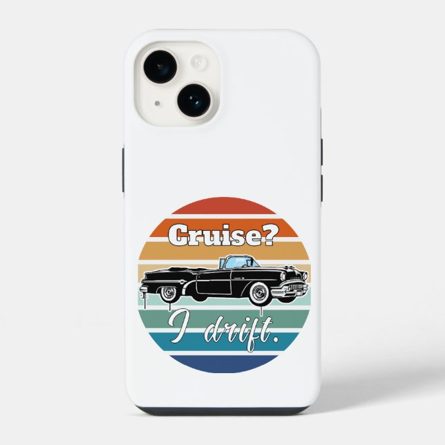 vintage car iPhone case (Back)