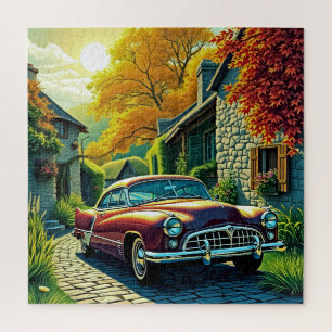 Vintage car jigsaw puzzle