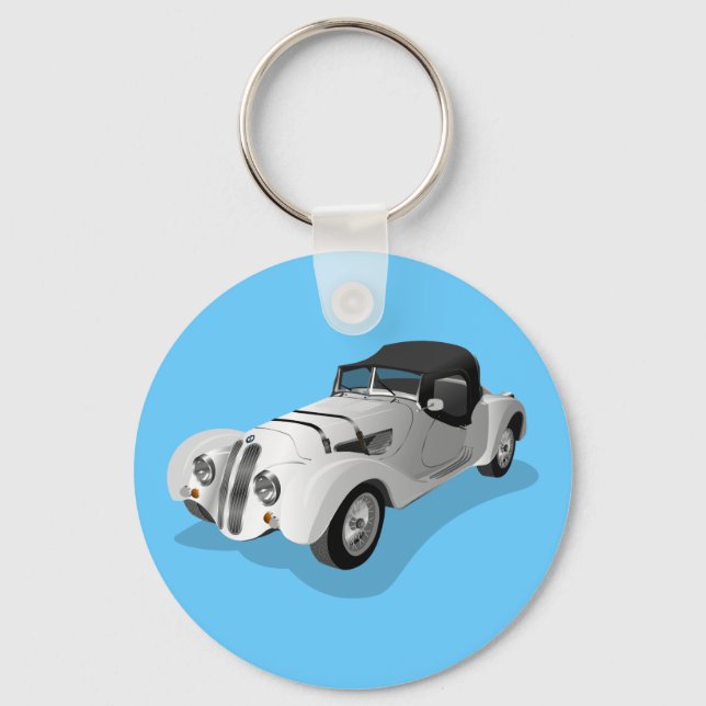 Vintage car key ring (Front)