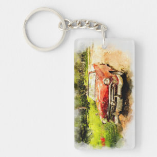 Vintage Car Key Ring