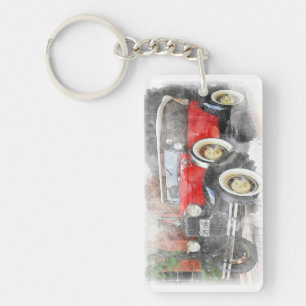 Vintage Car Key Ring