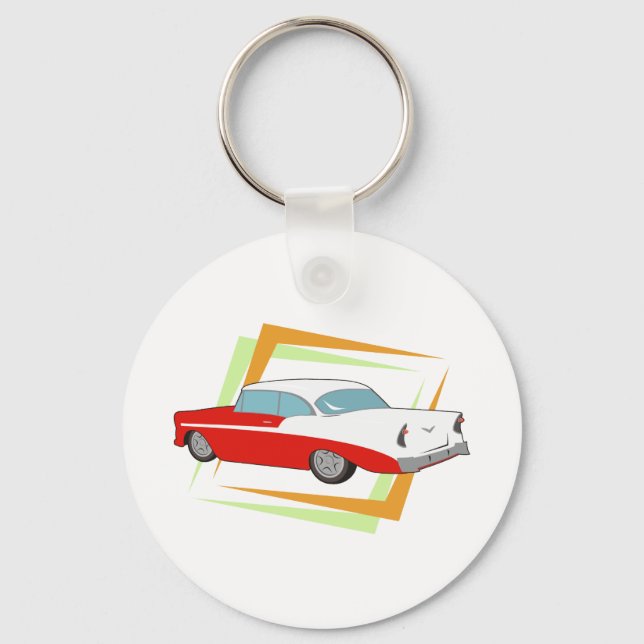 Vintage Car Key Ring (Front)