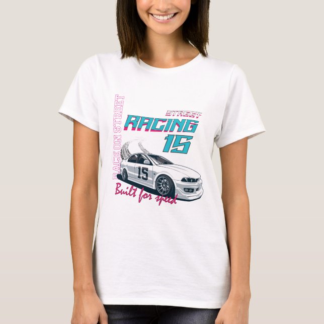 Vintage Car Lover T-Shirt (Front)