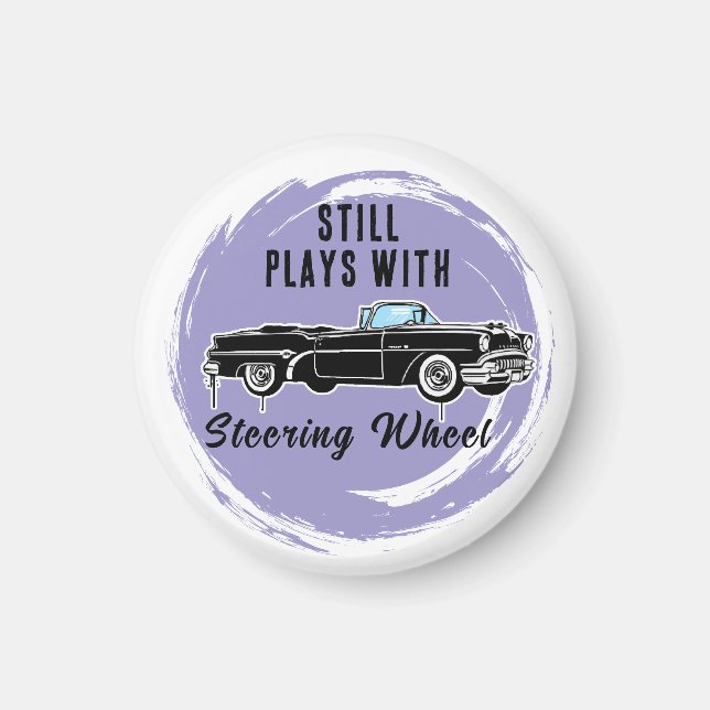 vintage car magnet (Front)