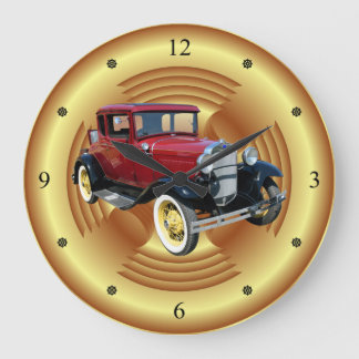 Vintage Car ~ Model A 1928 –29 Coupe ~ Large Clock