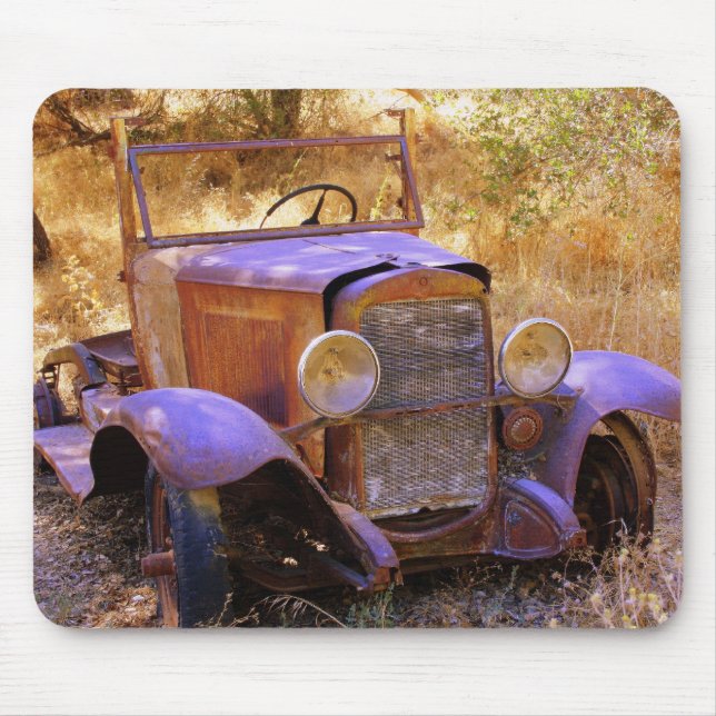 Vintage Car Mouse Mat (Front)