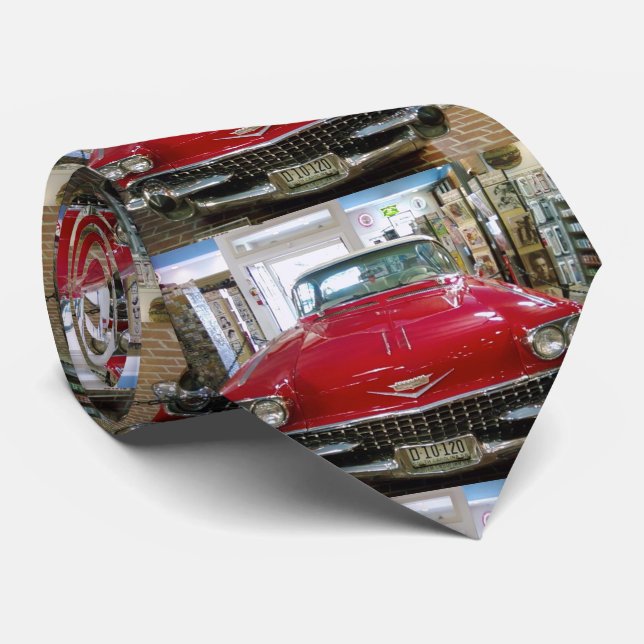 ***VINTAGE CAR**** PERFECT TIE FOR YOUR GUY (Rolled)