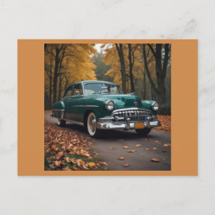 Vintage Car Postcard