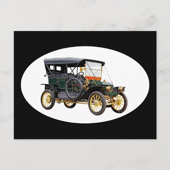 Vintage Car Postcard (Front)