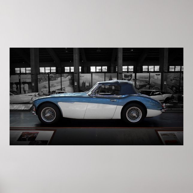 Vintage car poster (Front)