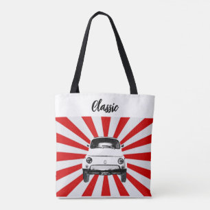 Vintage Car Sun Tote Bag