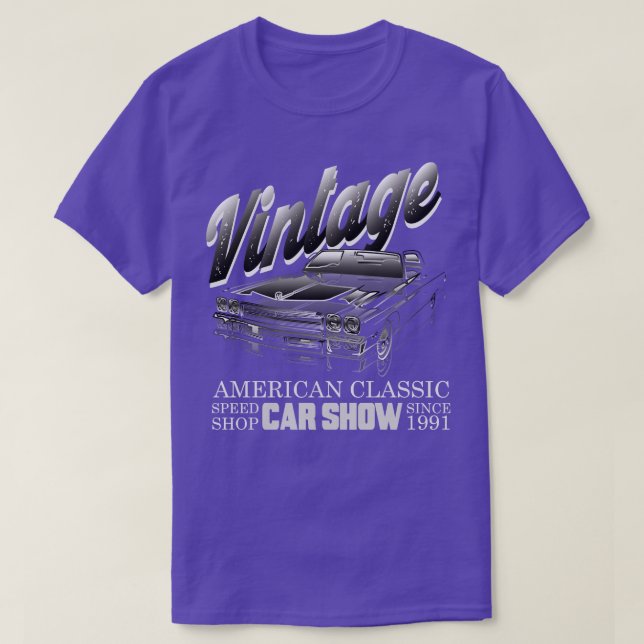 Vintage Car T-Shirt (Design Front)
