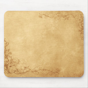 Vintage Caramel Brown Mouse Mat