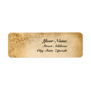 Vintage Caramel Brown & Rose Wedding