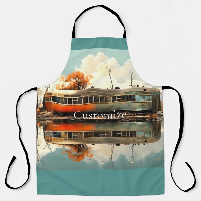 Vintage Caravan Trailer RV Thunder_Cove Apron (Front)