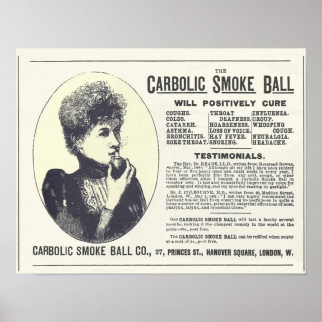 Vintage Carbolic Smokeball Print (Front)